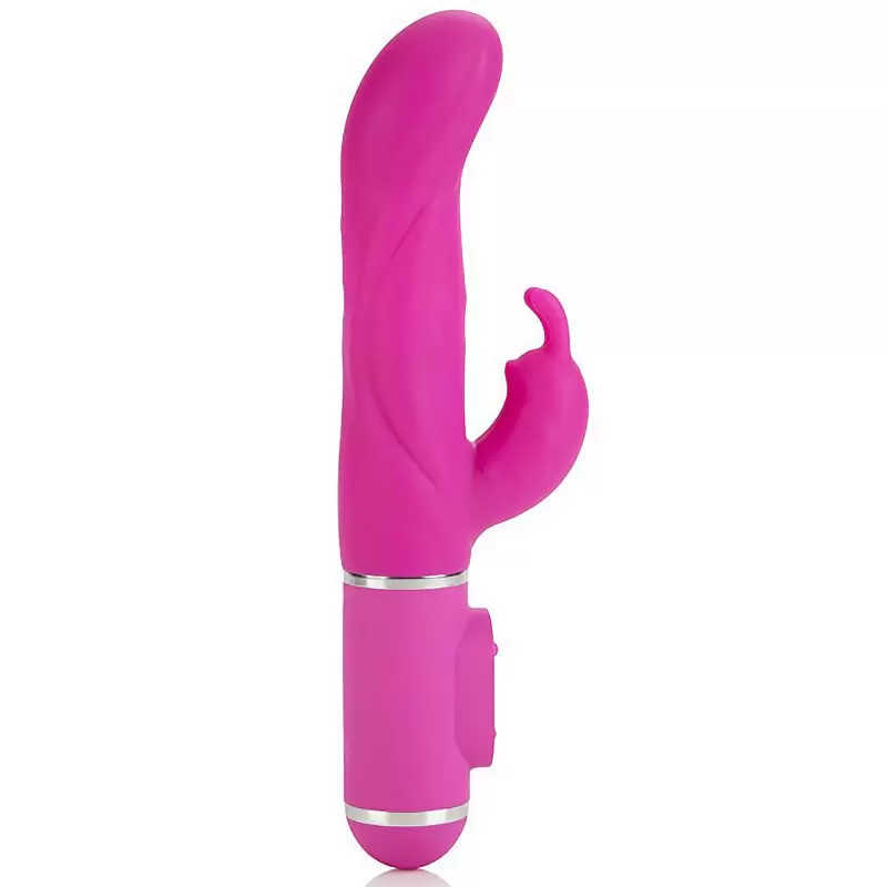 Вибромассажер Tantric Karma со стимуляцией клитора – розовый