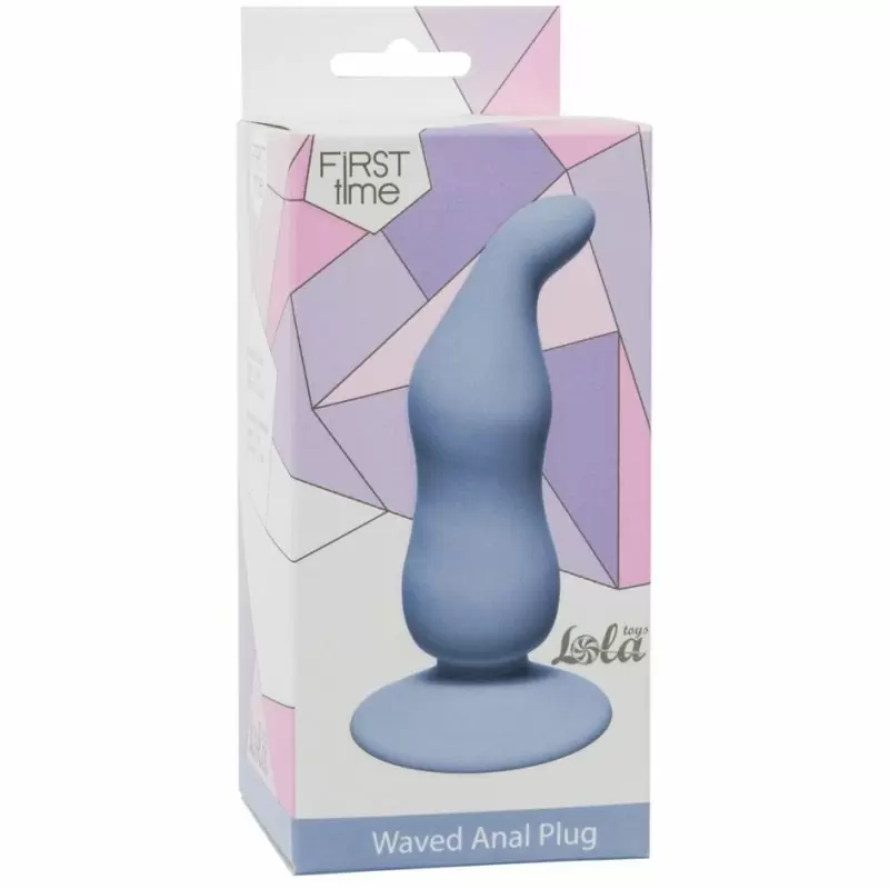 Анальная пробка Waved Anal Plug Blue 4104-02Lola