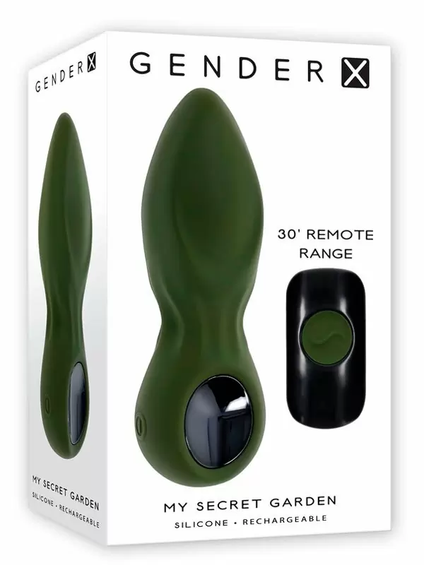 Анальный вибростимулятор Evolved My Secret Garden, с пультом Д/У, 8 режимов, 14,6 см