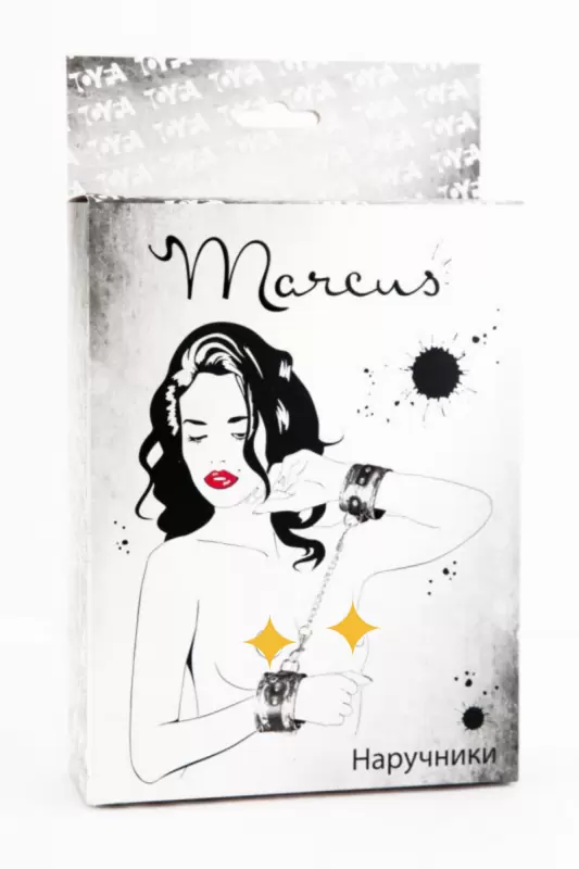 Кружевные наручники TOYFA Marcus – серебристый