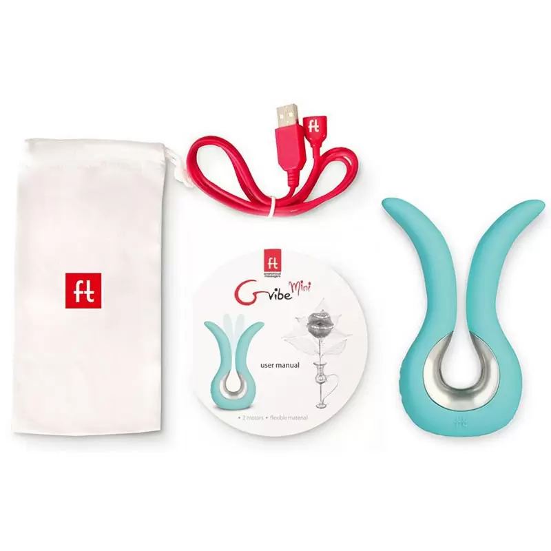 Изысканный мини вибратор Gvibe Mini – голубой