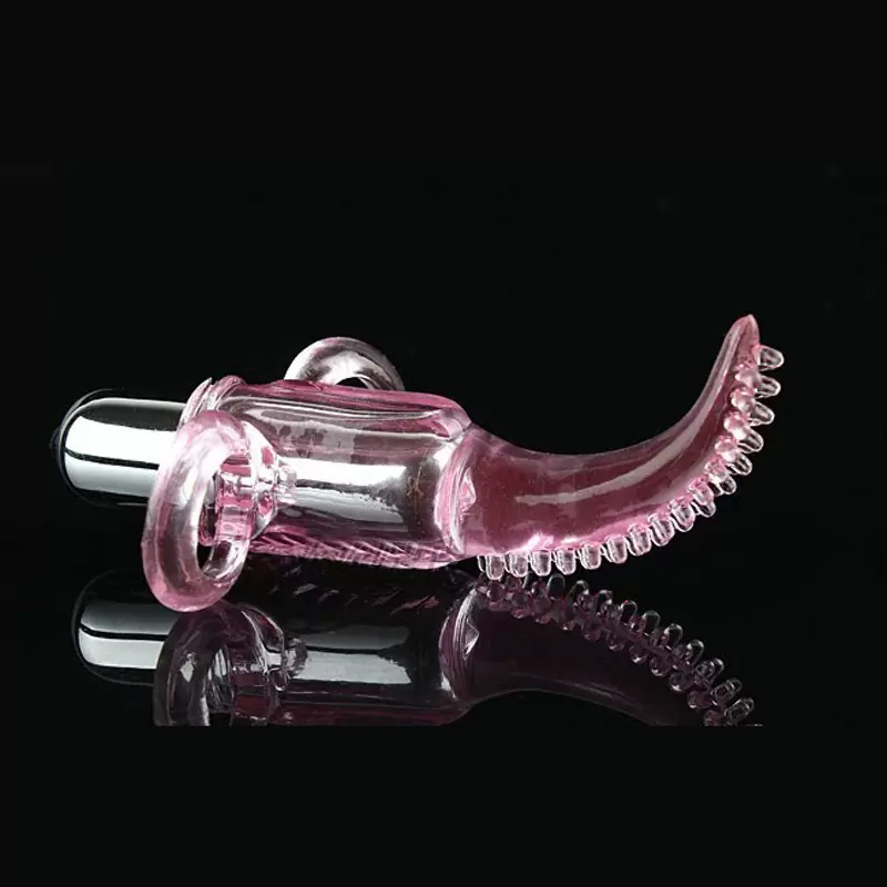 Вибростимулятор клитора с креплением на пальцы Vibro Finger – розовый