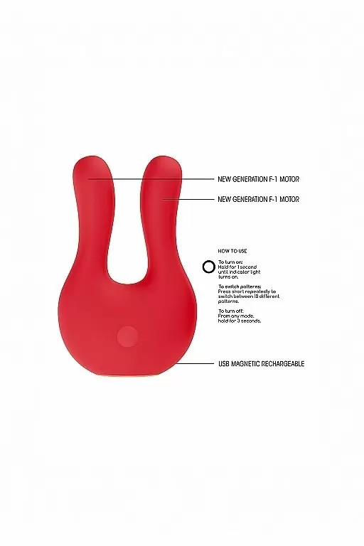 Клиторальный стимулятор Exceptional (красный)