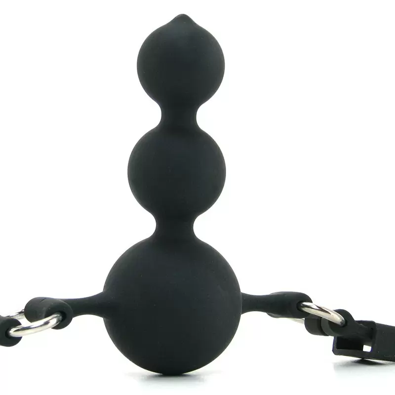 Кляп-Страпон с креплением на голове Silicone Face Fucker Gag #1