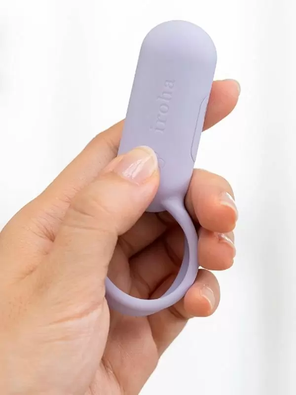 Кольцо-вибронасадка iroha SVR Very Peri, 5 скоростей, 9 см, сиреневый