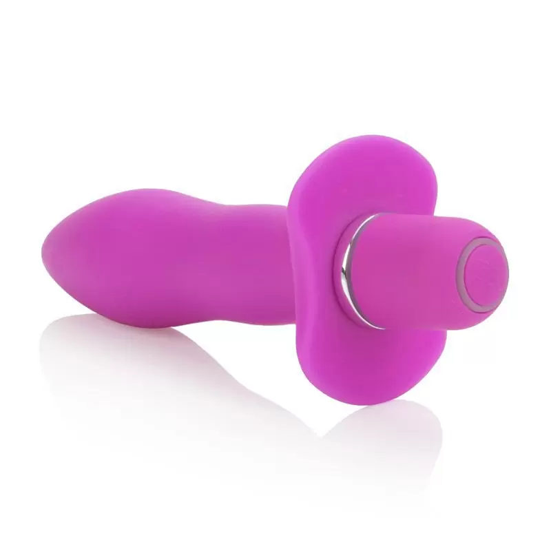 Водонепроницаемая анальная пробка с вибрацией Booty Rocket – розовый