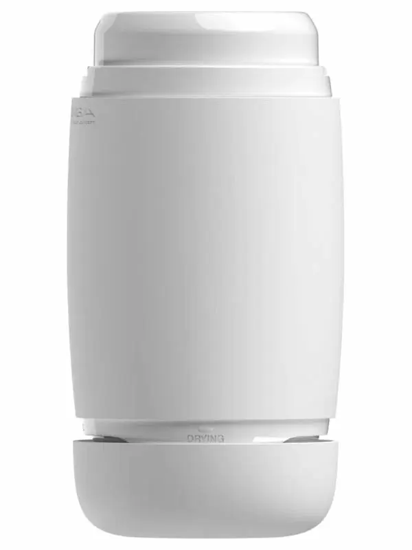 Элегантный мастурбатор Tenga Puffy Sugar White, 16,5 см, ТПЭ, белый