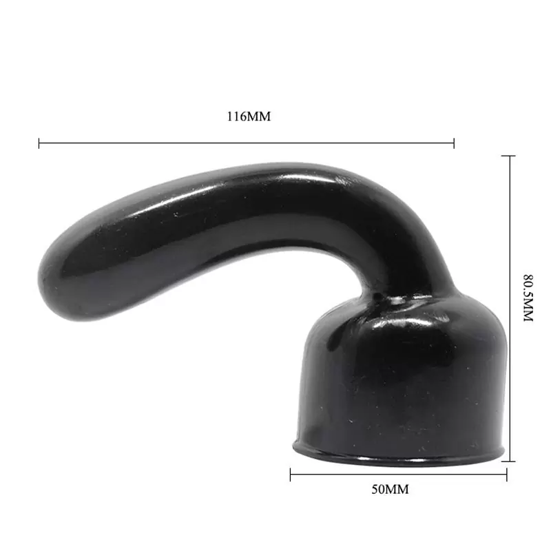 Насадка на вибромассажер Power Head G-Spot Pleaser для стимуляции точки G – черный