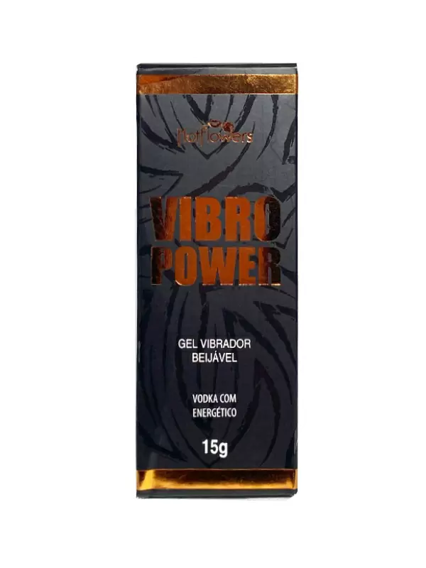Жидкий вибратор Hot Flowers Vibro Power, водка с энергетиком, 15 мл