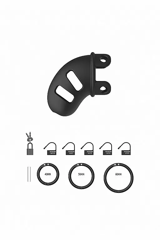 Мужской пояс верности Cock Cage Model 14 Chastity 2.5