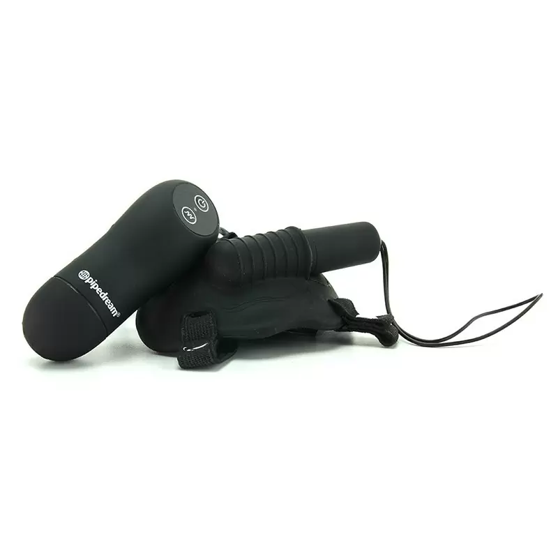 Стимулятор клитора бабочка Remote Control Butterfly Strap-On – черный	