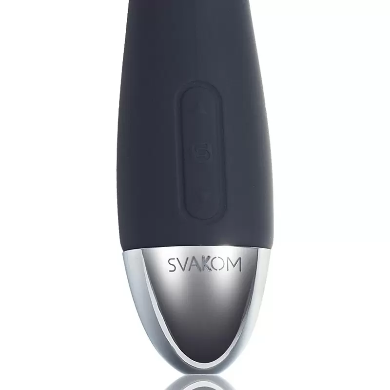 Сенс-вибратор G-точки Lisa включающийся от прикосновений – черный	