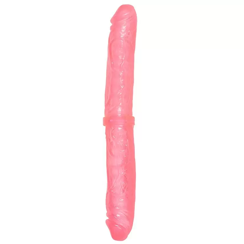 Двухсторонний фаллоимитатор Bend-It Double Dong с хребтом – розовый