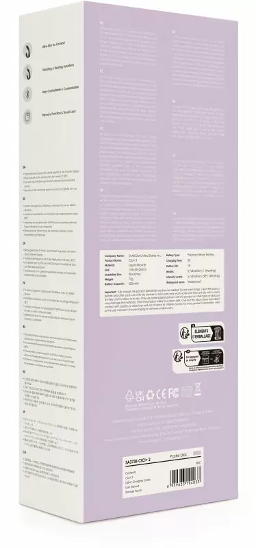 Интерактивный вибростимулятор-кролик Cici +2 с функцией нагрева