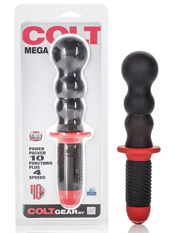 Анальный вибромассажер Colt Mega – черный