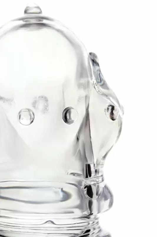 Увеличивающая текстурированная насадка на пенис TOYFA A-Toys – прозрачный