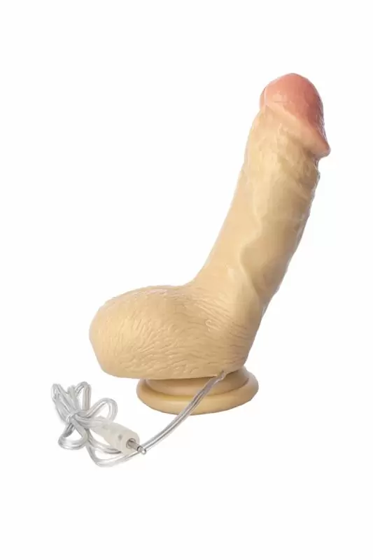 Реалистичный фаллоимитатор с мошонкой TOYFA RealStick #109 - телесный