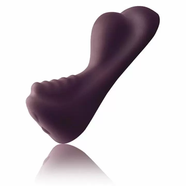 Футуристический вибратор для клитора и точки G без проникновения «Ruby Glow», Rocks Off. 10 режимов вибрации, силикон