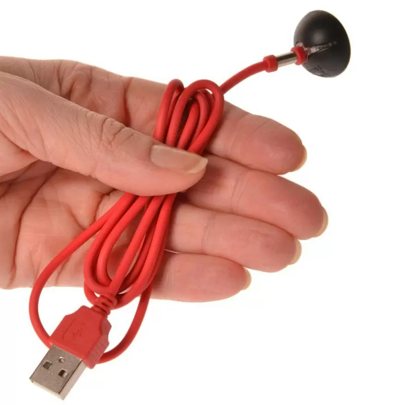 Ребристый вибратор-кролик Fun Factory Tiger G4, 21,7 см, силикон, синий