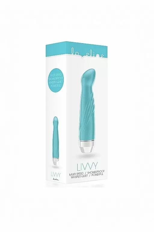 Вибромассажер для точки G Livvy (голубой)