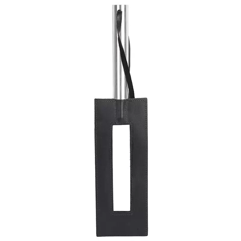 Шлёпалка-рамка Leather Gap Paddle кожаная – черная
