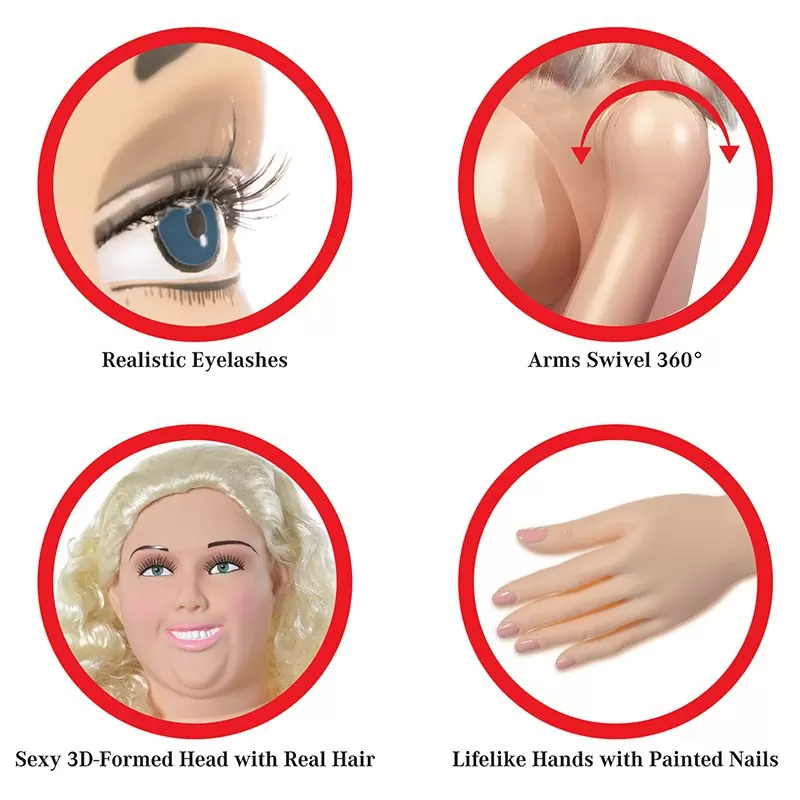 Кукла со вставками Big Beautiful Becky толстушка