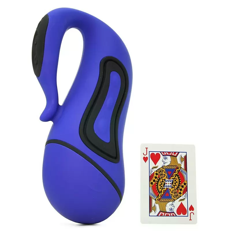 Мастурбатор вагина Alpha Stroker 2 с вибрацией – голубой	