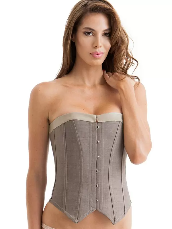 Корсет Suit Inspired Waistcoat Corset – коричневый, L