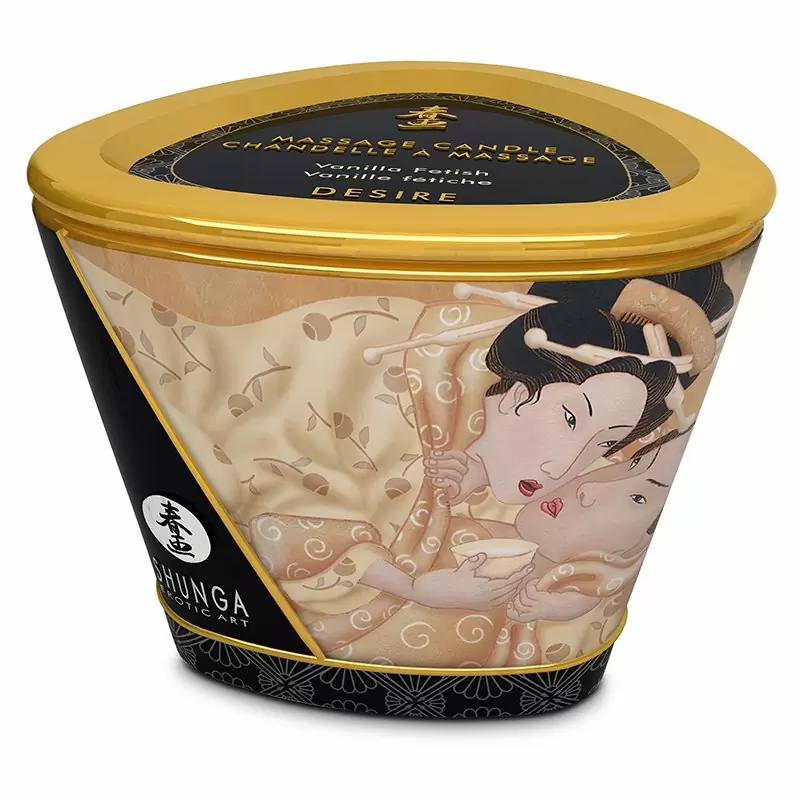 Массажное арома масло в виде свечи Vanilla Fetish 