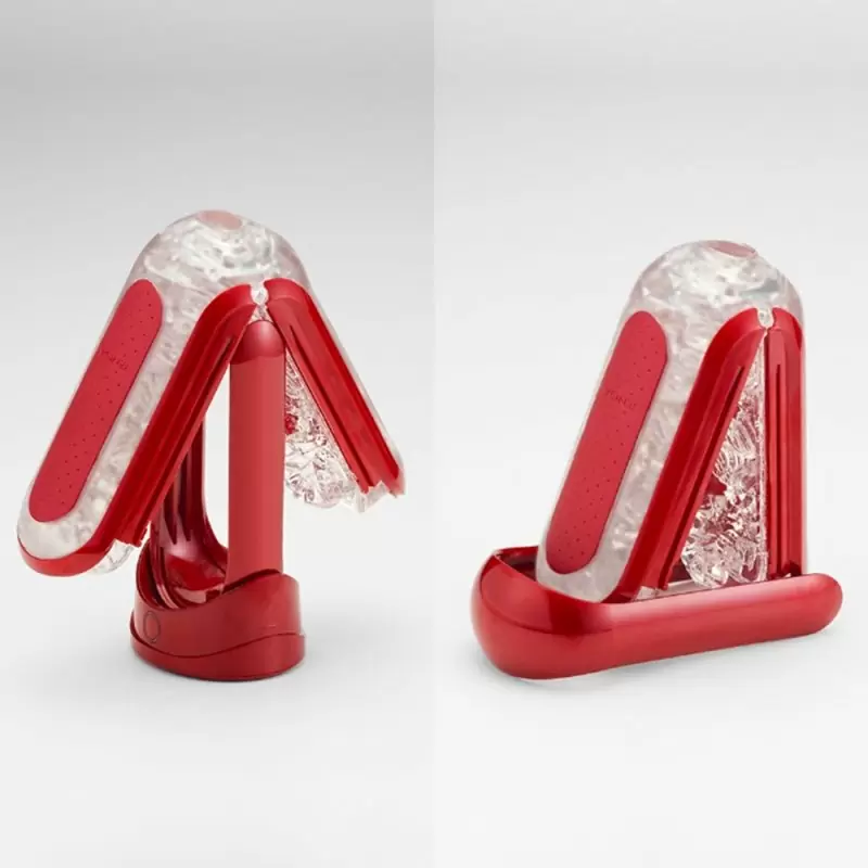 Элегантный мастурбатор с подогревом Tenga Flip Zero Red. 2 режима нагрева, 16 см, АБС/силикон