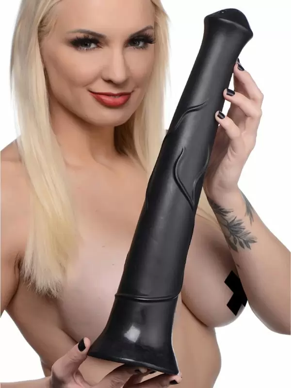 Огромный фаллоимитатор Master Cock, 43 см, ПВХ, черный