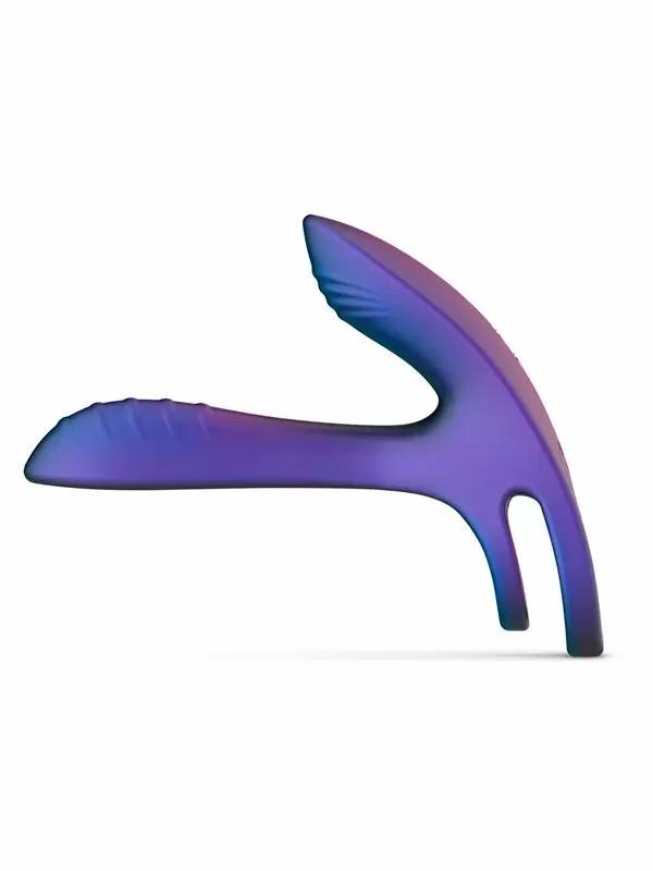 Элегантное эрекционное виброкольцо с клиторальной подушечкой EDC  Infinity Ignite, 12,8 см, 6 режимов, силикон, фиолетовый