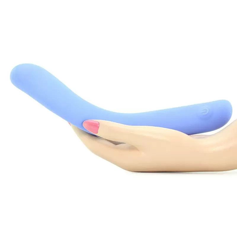 Гибкий вибромассажер Serenity – голубой