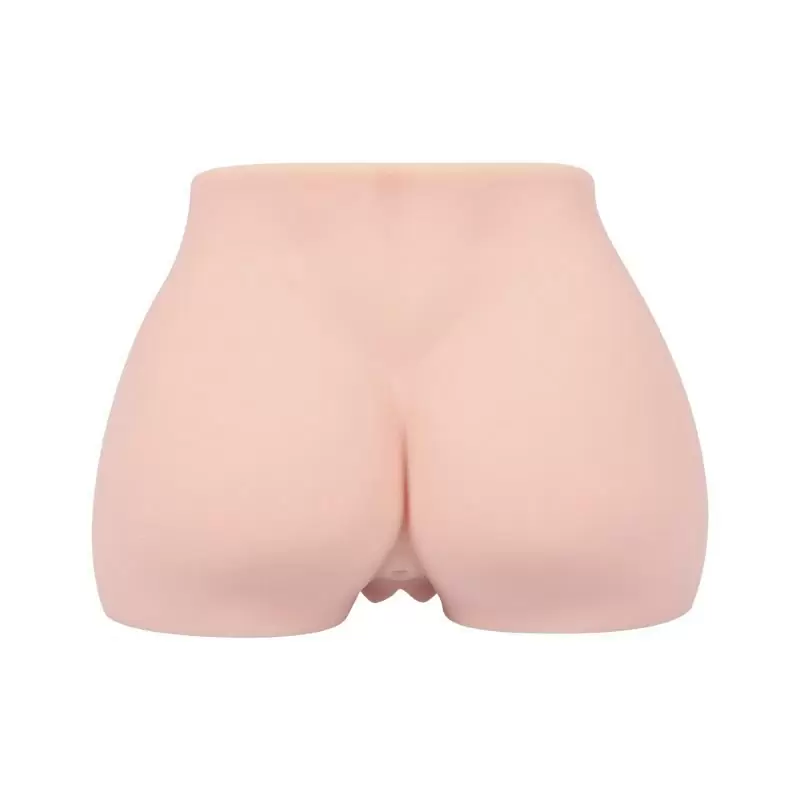 Полуторс-мастурбатор Cherry+ с двумя отверстиями, вибрацией и голосовой функцией – телесный