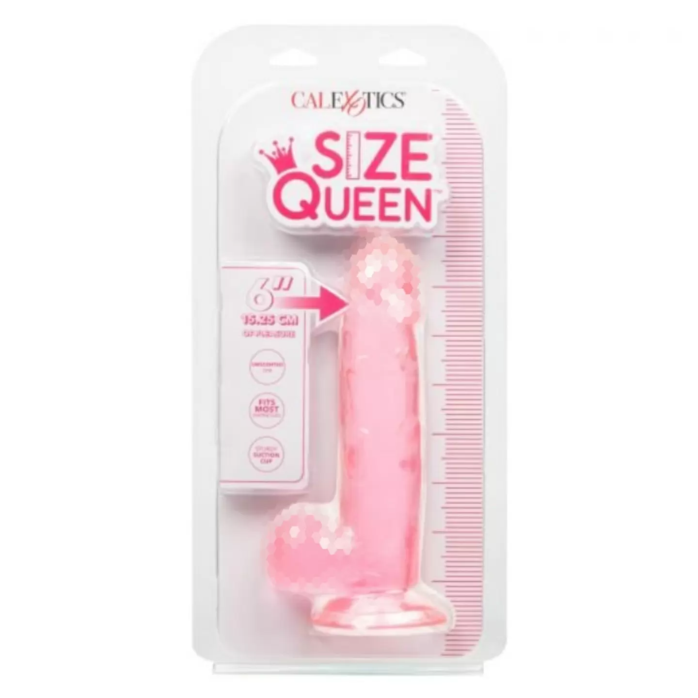 Гелевый фалоимитатор  SIZE QUEEN - 15.25см.