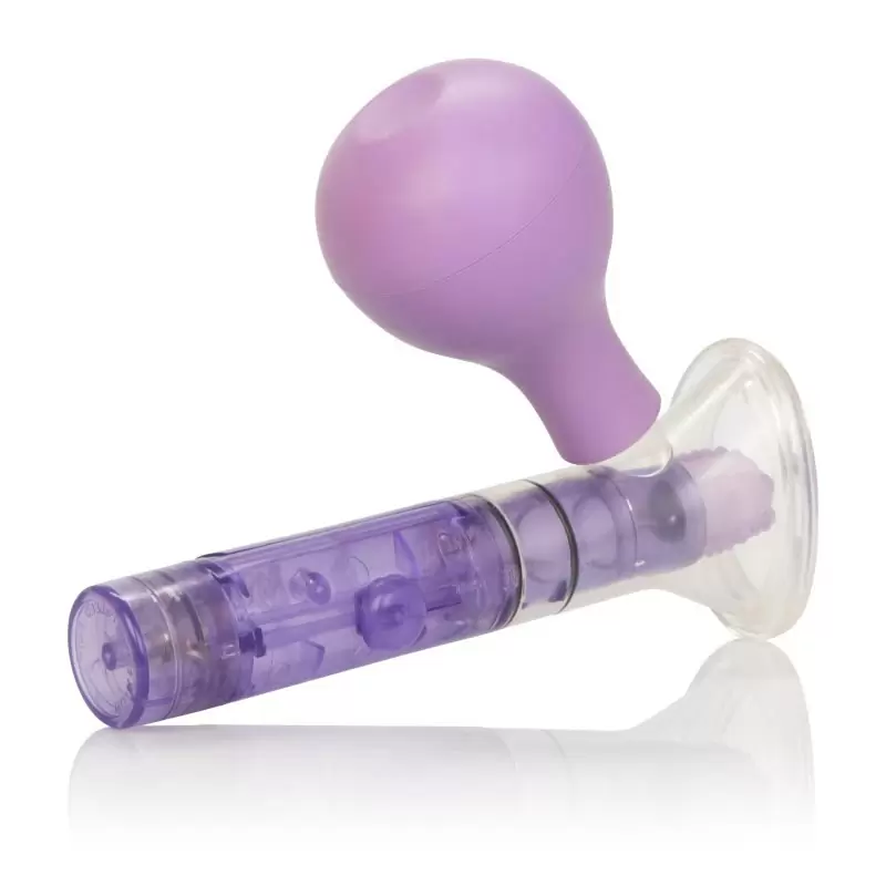 Мини-помпа клиторальная с вибрацией Penetrating Mini Clitoral Pump – фиолетовый