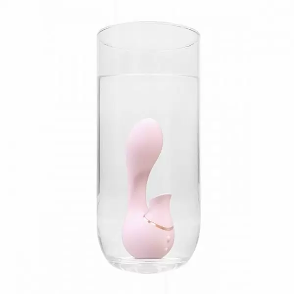 Вакуумный вибратор-кролик Irresistible Mythical Pink, 14,1 см, силикон, розовый