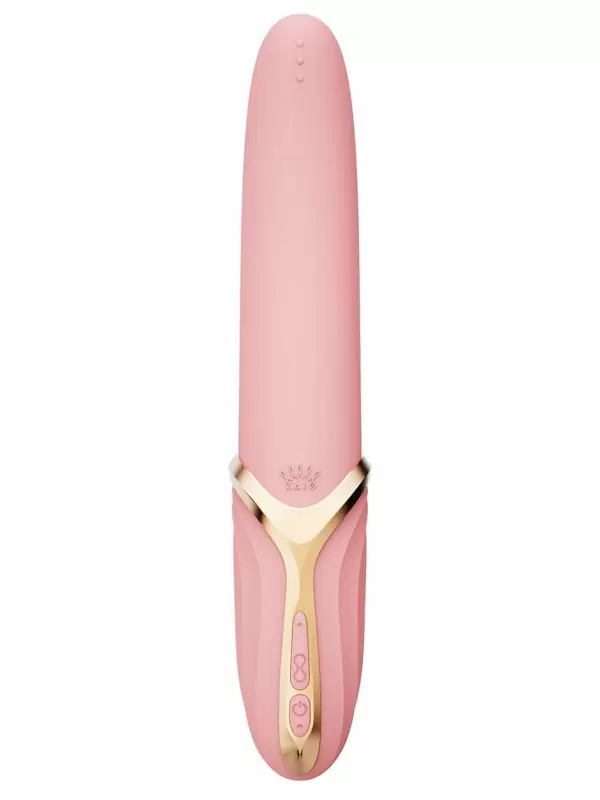 Элегантный вибратор Zalo EVE, 22 см, 6 режимов, с имитацией оральных ласк, функцией нагрева, розовый