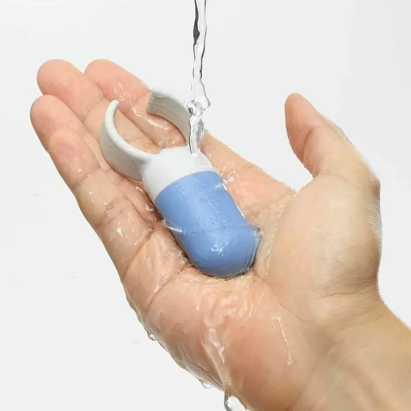 Эрекционное кольцо Tenga SVR One Blue с вибрацией