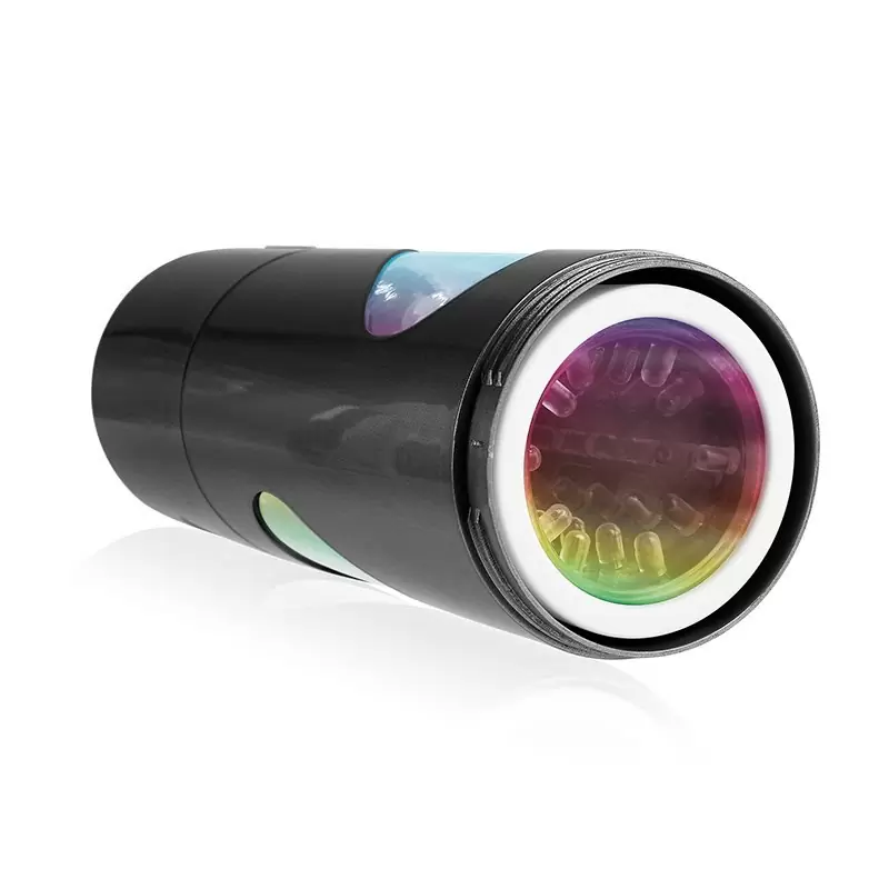 Перезаряжаемый мастурбатор ротик Roto-Bator Mouth с ротацией - черный