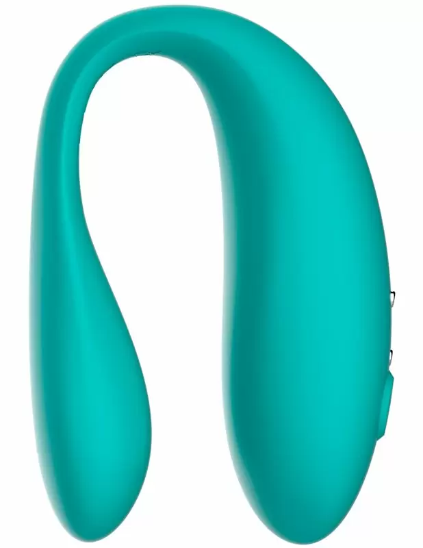 Парный вибратор Amovibe TWIN Tiffani, 8 см, 4 режима, управление через приложение, силикон, тиффани