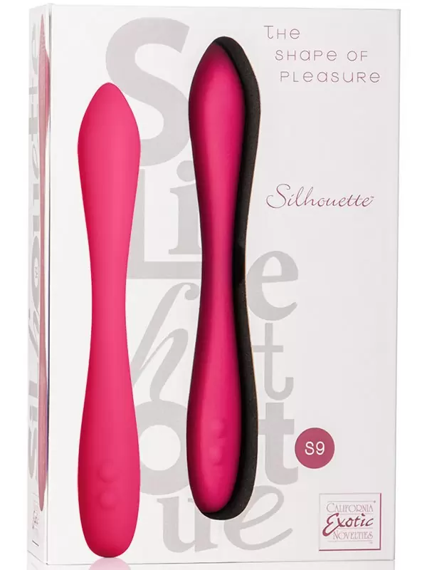 Вибромассажер Silhouette S9 перезаряжаемый – красный