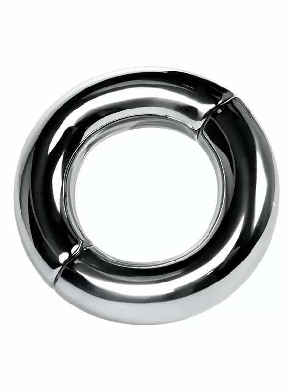 Магнитный утяжелитель на мошонку TOYFA Metal – серебристый