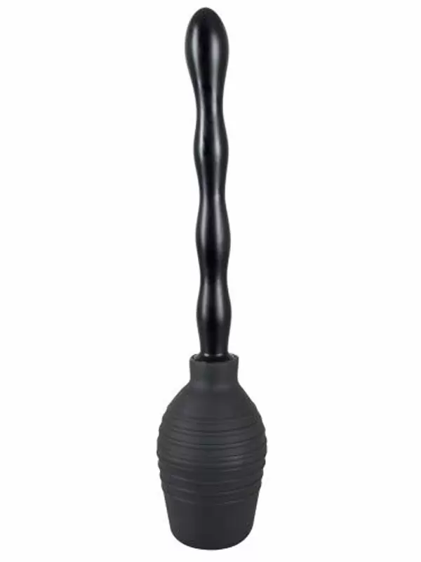 Анальный душ Orion Shower Me, две насадки, 23 см, ПВХ, черный