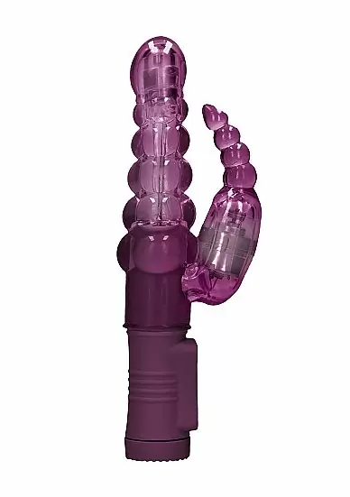 ВИБРАТОР КРОЛИК ROTATING BUBBLES-Purple