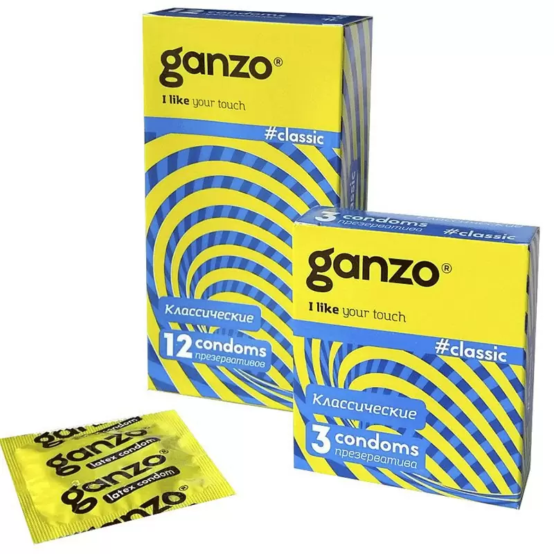 Презервативы Ganzo Classic классические – 12 шт