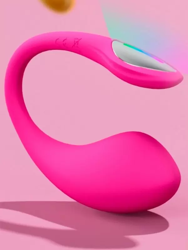 Интерактивное виброяйцо Lovense Lush 4, программируемое управление со смартфона, с LED-подсветкой, силикон