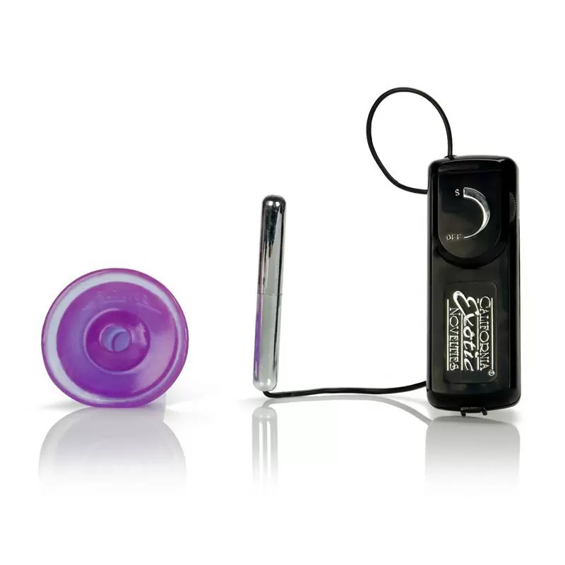 Анальная пробка Tysh Teaser с вибрацией – фиолетовый