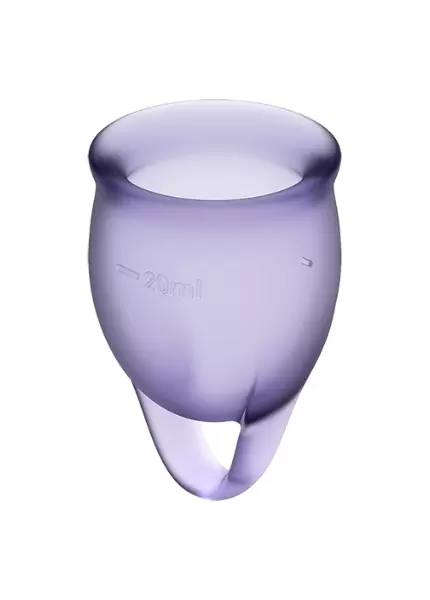 Набор менструальных чаш Satisfyer Feel confident Menstrual Cup (Lila)