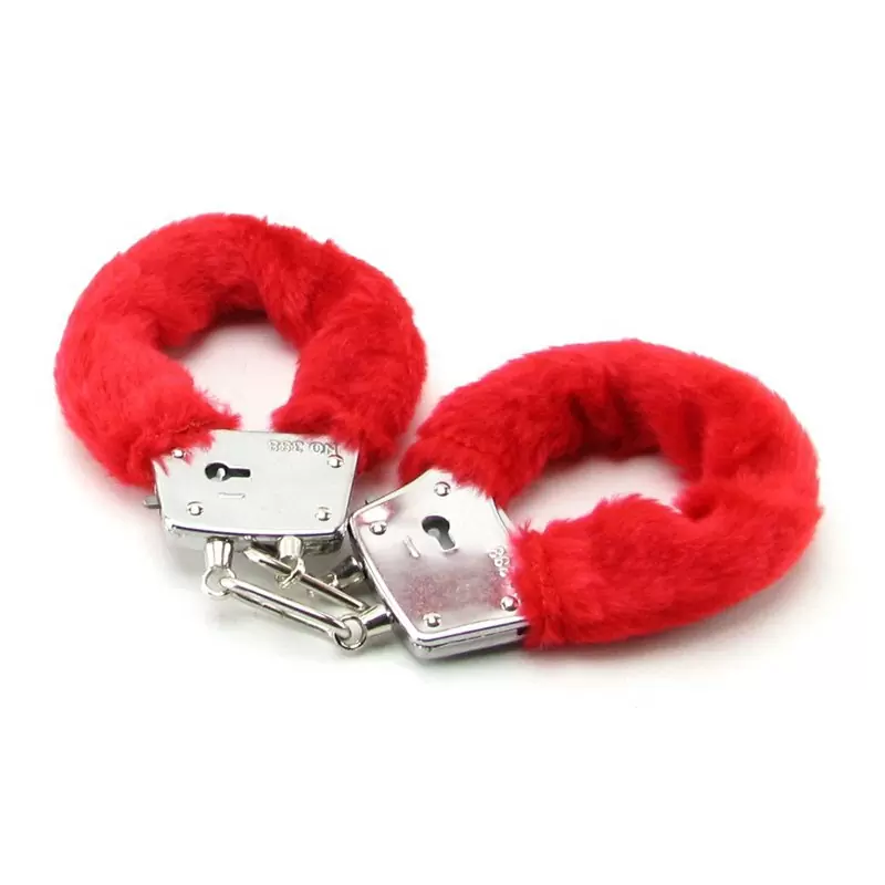 Наручники Beginner's Furry Cuffs – красные